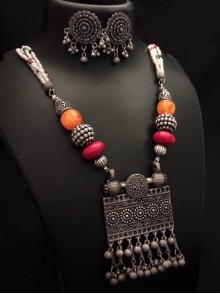 Oxidized Jewelry Set